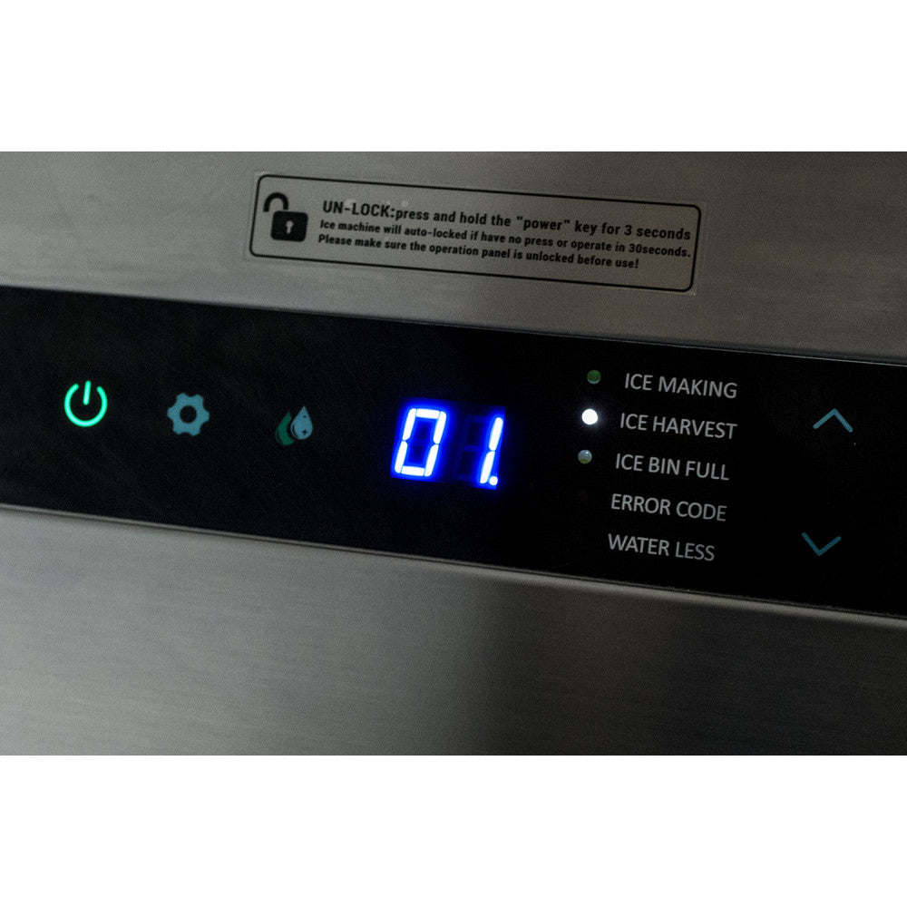 Prodis CL210M Ice Maker – 210kg Daily Production, 180kg Storage Bin