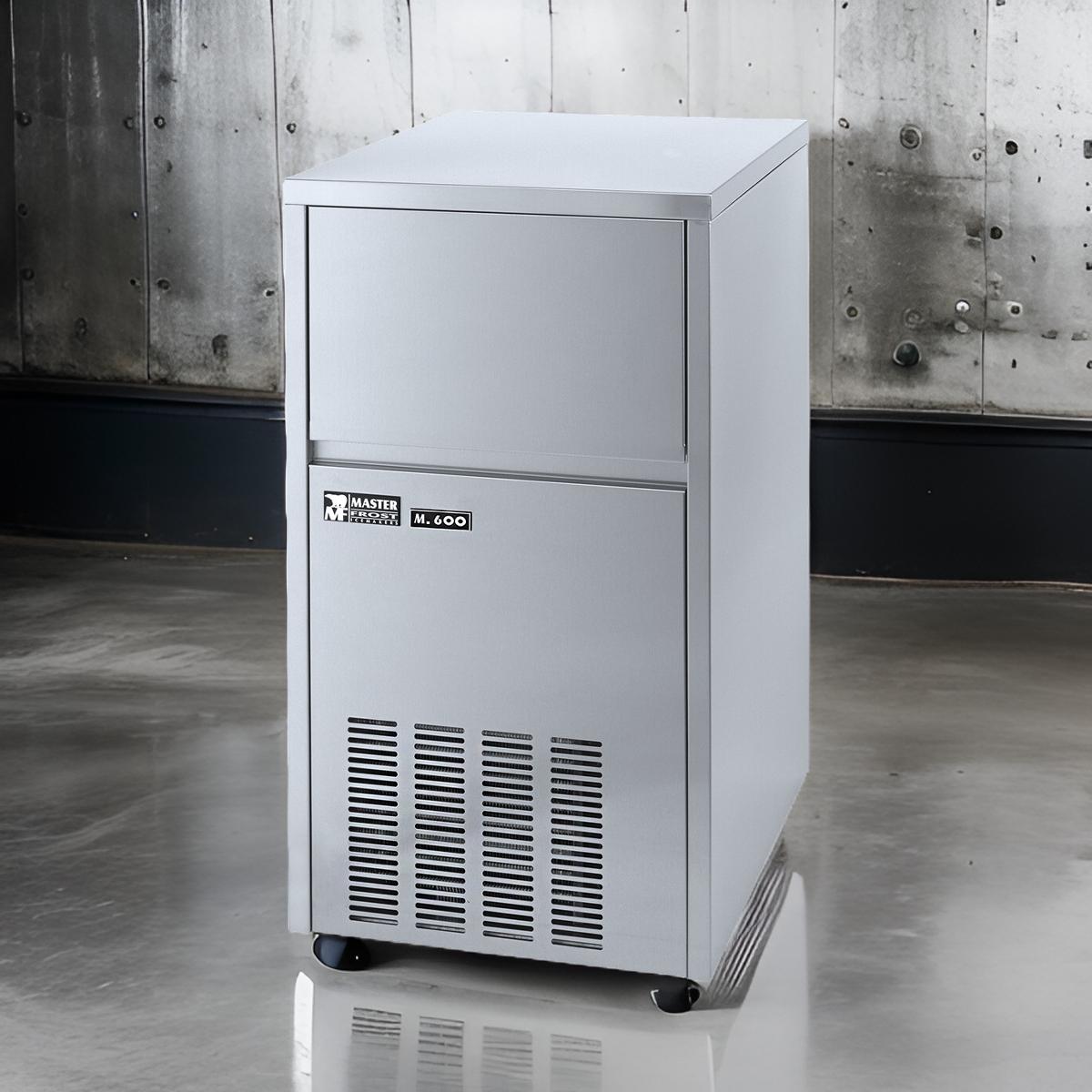 Masterfrost M600 Professional Ice Maker – 60kg/24hrs Output, 27kg Storage